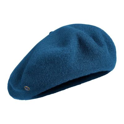 Echte Baskenmütze - Pfauenblau