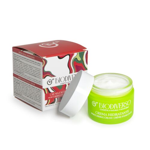 Crema Facial Hidratante con bioactivos de remolacha, kiwi, pepino y piña. Alto contenido en aloe vera (BIO)
