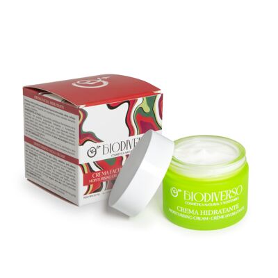 Feuchtigkeitsspendende Gesichtscreme mit Bioaktivstoffen aus Roter Beete, Kiwi, Gurke und Ananas. Hoher Gehalt an Aloe Vera (BIO)