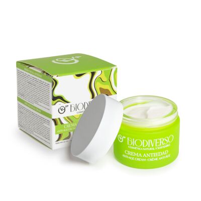 Anti-Aging Facial Cream with bioactive ingredients from olives, olive leaves and lapacho. High content in aloe vera (BIO)