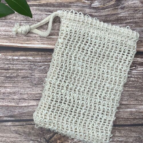 Natural Sisal Soap Pouch