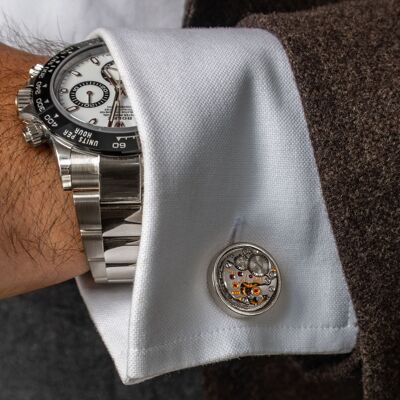 Rolex Watch Cufflinks Precision