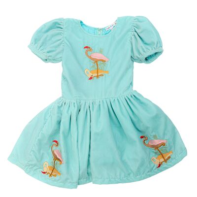 Mint Velvet dress with swan hand embroidery