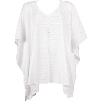Top Butterfly Broderie Off White