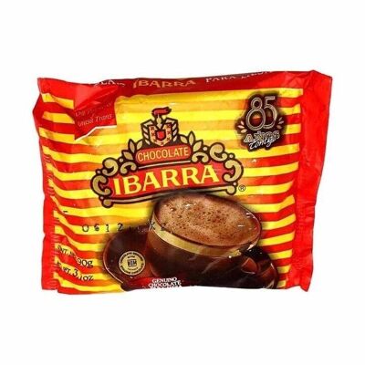 Barra de chocolate individual - Ibarra - 90 gr