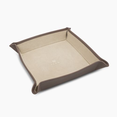 Taupe Epsom Valet Tray – Small