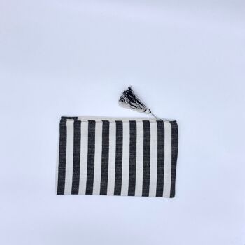 Pochette artisanale Ole | Noir/Écru 2