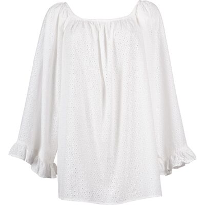 Top Lory Embroidery Off White