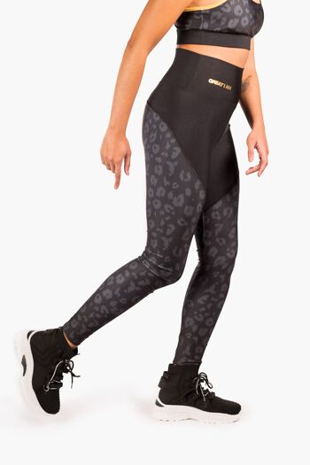 Legging Taille Haute Jaguar Noir 7