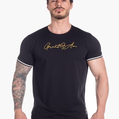 T-Shirt Unterschrift Schwarz