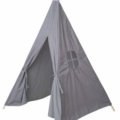 gray teepee