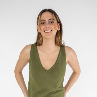 Knit top made from organic cotton