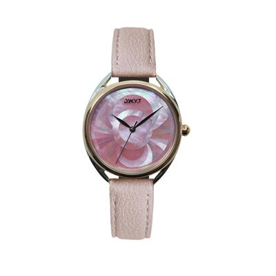 Reloj de mujer CALYPSO ROSE manzana almendra (vegano)