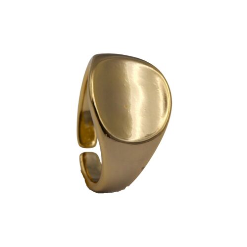 Bee Signet Ring - Gold