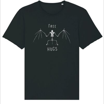 T-shirt FREE HUGS - Noir