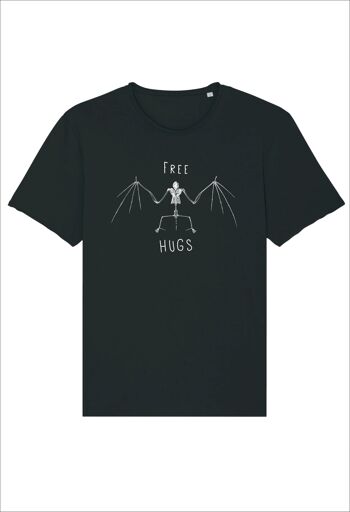 T-shirt FREE HUGS - Noir 1