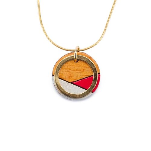 Conture Recycled Wood Gold Chain Necklace (4 Colours available)