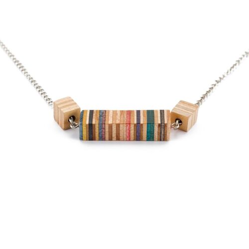 Recta Recycled Skateboard Necklace