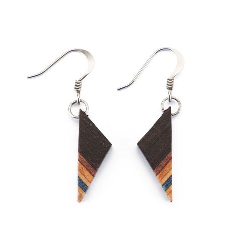 Soni Handmade Skateboard Wooden Earrings