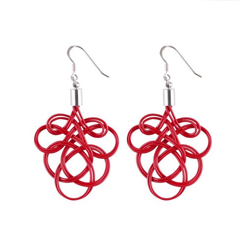 Flamenco Upcycled Electrical Wire Earrings (5 Colours Available)