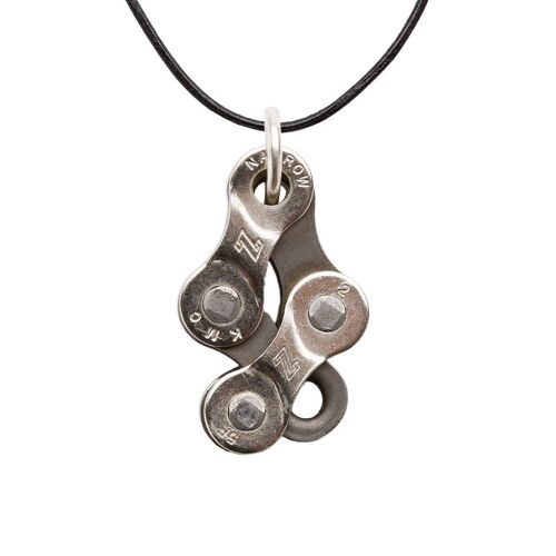 Bikeman Recycled Bike Chain Pendant Necklace