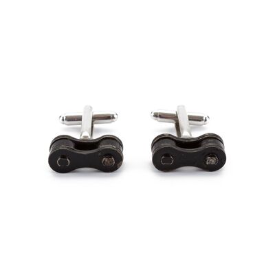 Recycled Bicycle Chain Cufflinks (3 Colours Available)