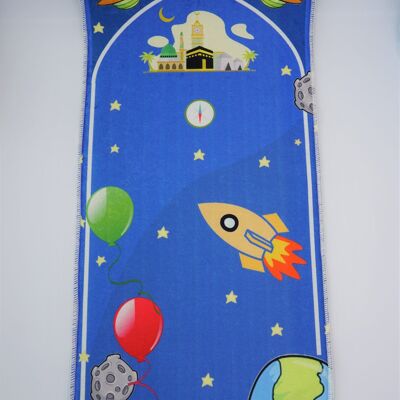 Juego de alfombras de oración para niños Rocket - Sin bordados