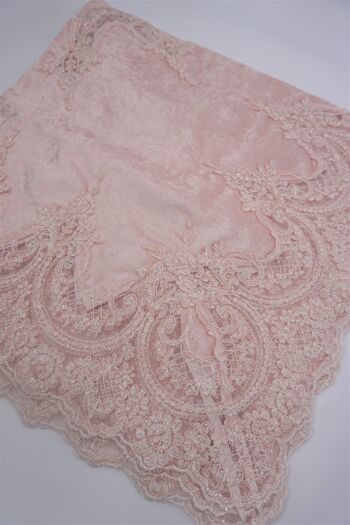 Ensemble de mariage rose - Sans broderie 5