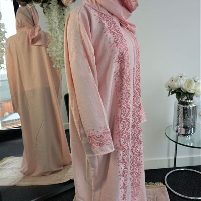 Ladies prayer dress pink