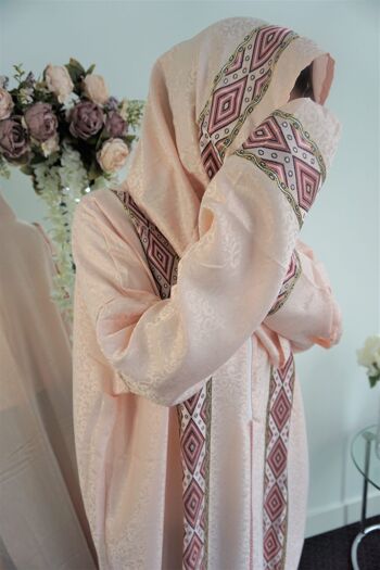 Robe de prière femme rose 7