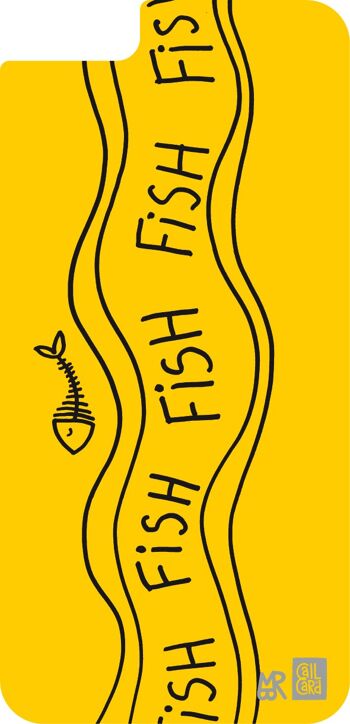 Callcard® iPhone 6+/6S+ Fishriv jaune