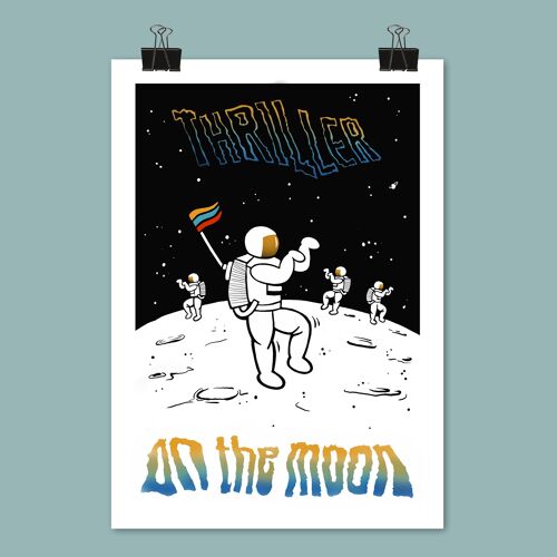 Affiche Thriller on the moon