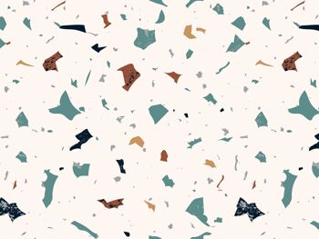 Crédence adhésive vinyle TERRAZZO Multicolore 200x40cm 6