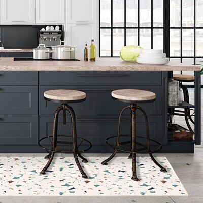 Tappeto in vinile TERRAZZO multicolore 65x140cm