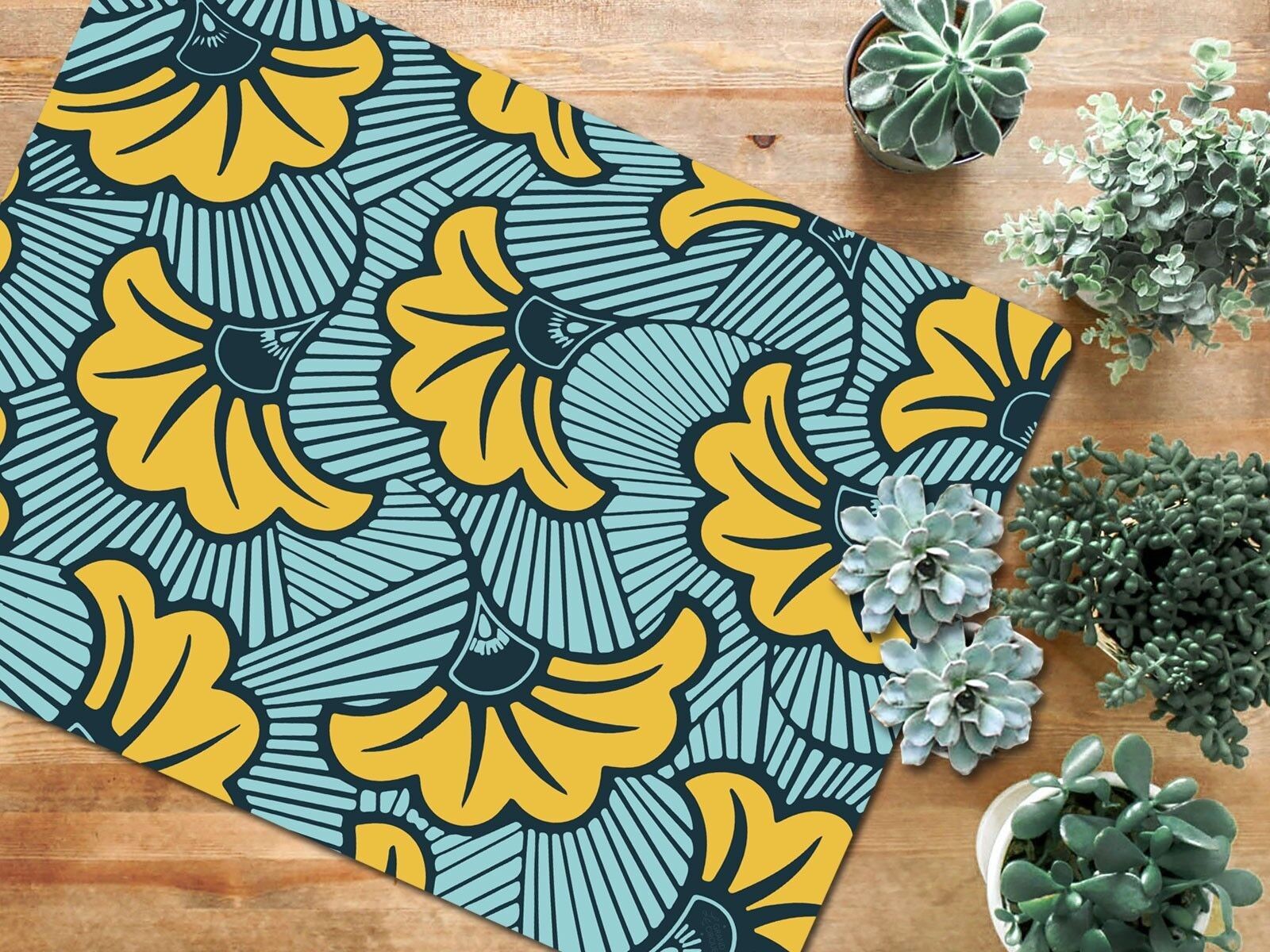 Vinyl placemat WAX Curry 48x36cm