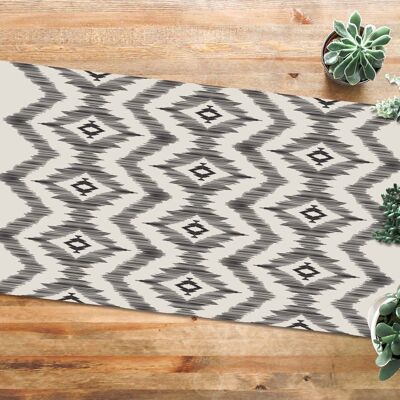 Tapis vinyle IKAT Gris 60x100cm