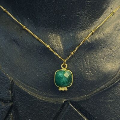 Byzantium Agate Necklace - Gold Plated