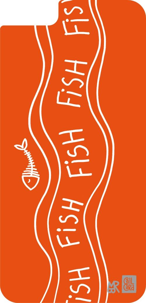 Callcard® iPhone 6+/6S+ Fishriv orange