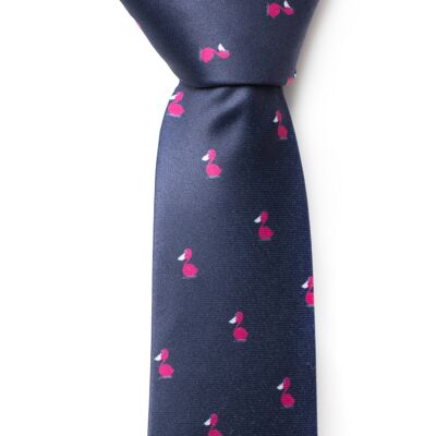 Pelicans Blue Tie | Recycled Polyester GRS