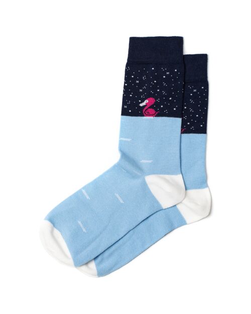 Pelicans Light Blue Socks | GOTS Organic cotton| MIL