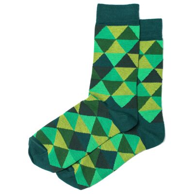Rautengrüne Socken | GOTS Bio-Baumwolle| Mil