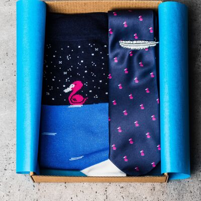 Set aus Krawatte, Socken und Krawattenhalter – Pelikane| MIL-Standard