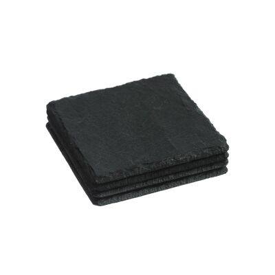 4 Square Slate Coasters