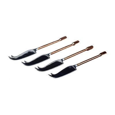 4 Mini Copper Cheese Knives