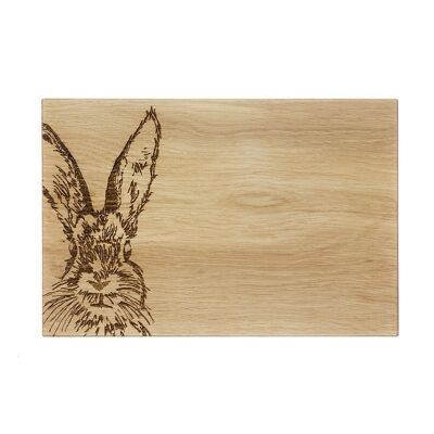 Hare Oak Serving Board 30cm by Scottish Made