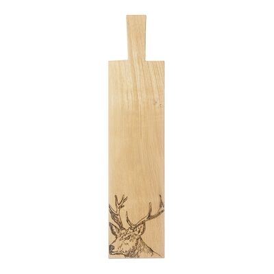 Long Stag Oak Serving Paddle