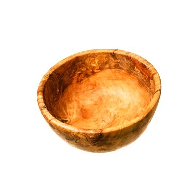 Medium Round Olive Wood Serving Bowl - 22cm