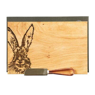 Hare Cheese Board & Knife Set
