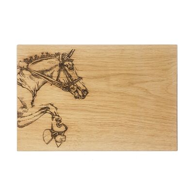 Horse Oak Serving Board 30cm