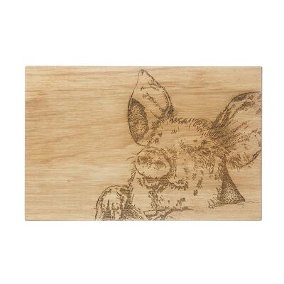 Pig Oak Serving Board 30cm